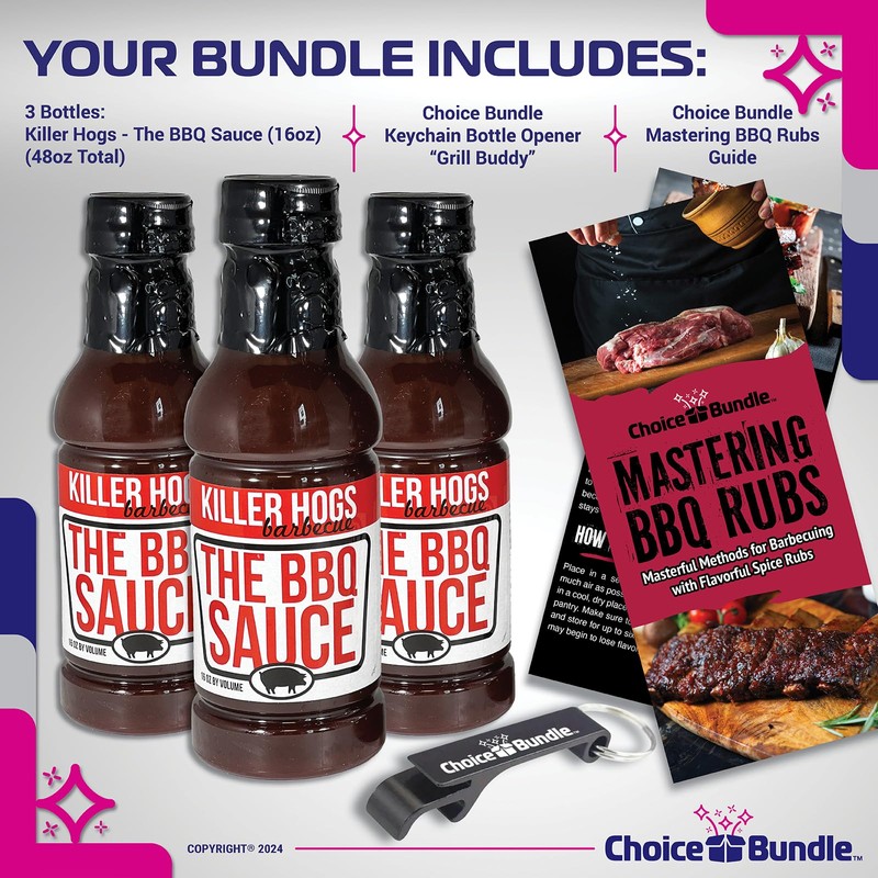Killer Hogs The BBQ Sauce Memphis Style 3 pk (48