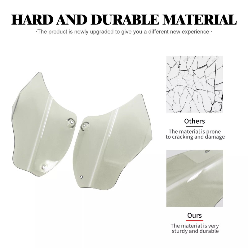 HCMOTORKU Saddle Smoke Heat Shield Air Deflectors Fit For Harley