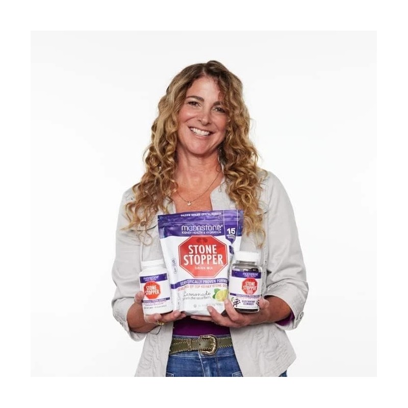 Moonstone Stone Stopper Capsules, Kidney Stone Prevention, Calcium Oxalate Protector,