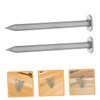 Abaodam 6pcs Heavy Duty Stainless Steel Survey Markers Durable Flat