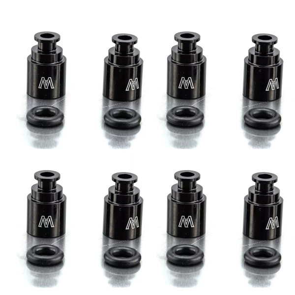 ALLOYWORKS 8PCS Injector Top Hats Spacers For GM Truck 6.2L