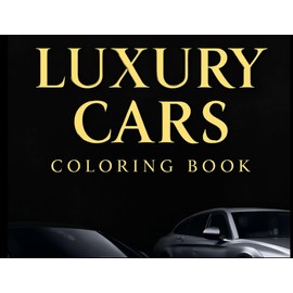Luxury cars coloring book