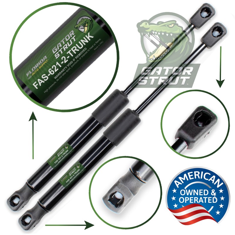 2 Trunk Lift Supports with Extra Added Pressure for Large