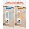 Tower Fan with 80-degree Cold Air 8-Speed Oscillating 8H Timer