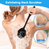 EeeKitOnline Silicone Back Scrubber for Shower, Long Handle Body Brush