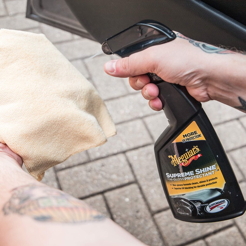 Meguiar's G4016EU Supreme Shine Hi-Gloss Interior Dash & Trim Protectant