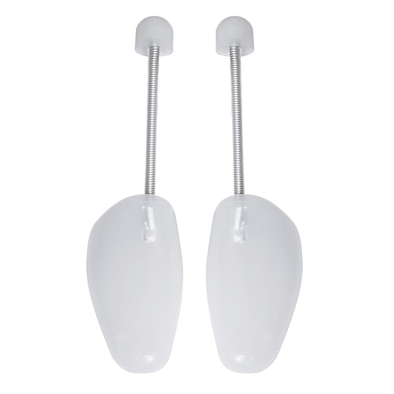 Incutex 4 pairs of shoe trees plastic variable size UK