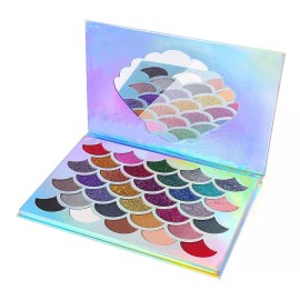 Cleof Paleta Original De Sombra De Ojos Con Purpurina De Sirena (3