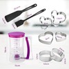 Pancake Batter Dispenser With Squeeze Handle Set - 900ml BPA-Free,