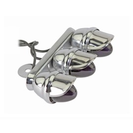 F&R ORIGINAL LOWRIDER Bicycle Triple Mini Bee Light W/Visor Purple Wired Cruiser