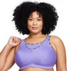 Glamorise, Sujetador Deportivo, Mujer, 50I, Púrpura/Ombre Force.