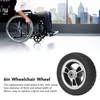 6in Wheelchair Wheel Light Sturdy Aluminum Alloy Hub Quiet Anti