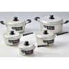 Hokuriku Aluminum One-Handle Pot, 7.9 inches (20 cm), Aluminum, Gas