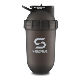 Botella Mezcladora Shaker Shakesphere Original 700ml (Frosted Black with White Logo)