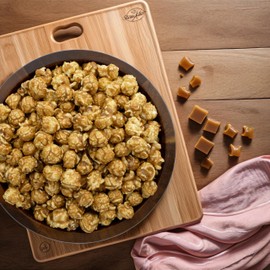 Signature Popcorn, 1-Gallon Thank You Gift Bucket, Caramel Popcorn, Reusable Plastic Container, Gourmet Snack, Gluten-Free, Holiday Popcorn Gift, Corporate Gifting, Multi Language Design