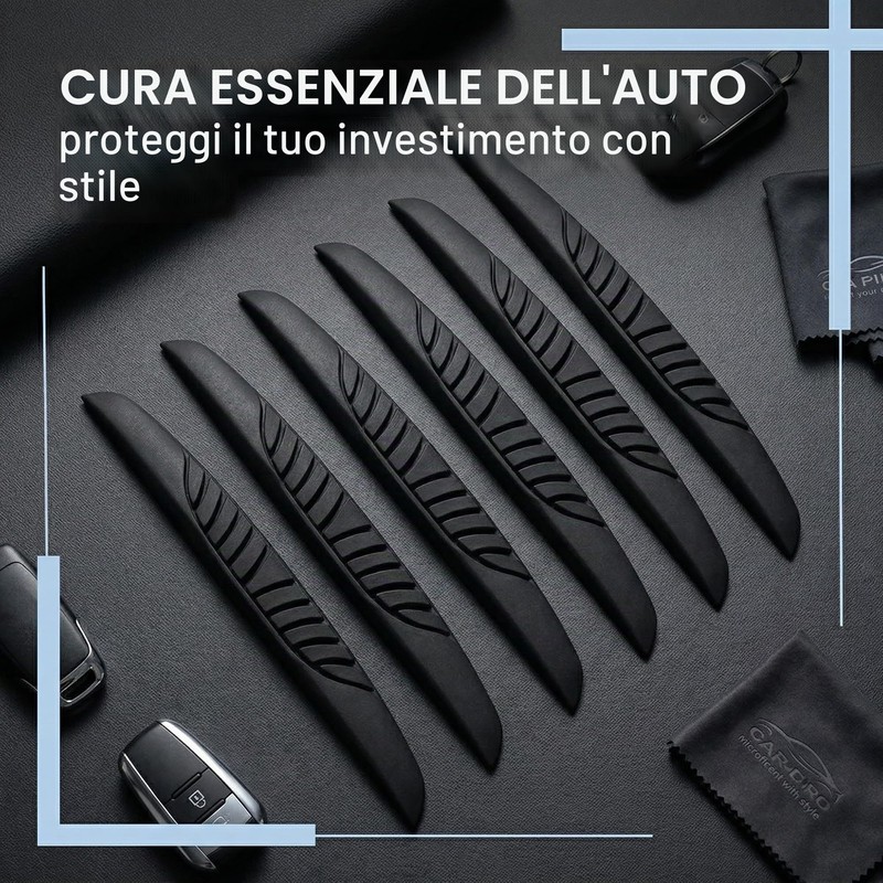 6 Pezzi Paracolpi Auto, Protezione Portiere, Proteggi Sportello, Bordo Protector