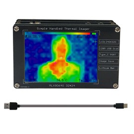 Infrared Thermal Camera Imager Detector Portable 2.8 Inch LCD Screen Tempearture Picture Storage