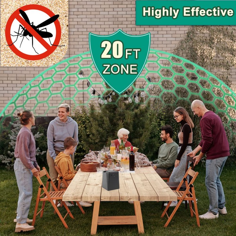 Q5 Mosquito Repellent Refills for Outdoor Indoor, Includes 280 Hr