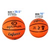 Optimum Street Basketball - Durable Korean Rubber with All-Weather Grip