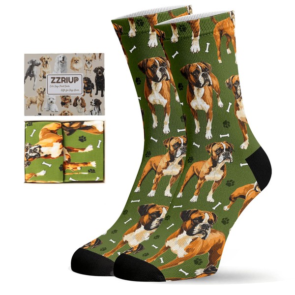 ZZRIUP Dogs Socks for Women Men, Novelty Gifts for Dogs