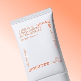 Innisfree 이니스프리 60ml 선크림 쿠폰가 8640원 인텐시브 롱래스팅 선스크린 EX 60ml (SPF50+ PA++++) Innisfree 60ml Sunscreen Coupon Price 8640 Won Intensive Long-Lasting Sunscreen EX 60ml (SPF50+ PA++++)