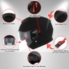 1Storm Motorcycle Open Face Helmet Scooter Classical Knight Bike Dual