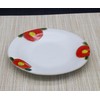 Craftmanhouse Seto Ware Dish (Diameter 5.9 inches (15 cm), Red