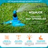 Aqua Joe AJ-MSSBM 4-Pattern Sprinkler with 360-Degree Rotation and Metal