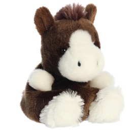 Aurora® Adorable Palm Pals™ Darius Clydesdale™ Stuffed Animal - Fun Collectible Plush for Kids and Adult Collectors - Perfect for Decorating Rooms and Birthday Gifts - Brown 5 Inches