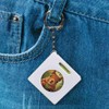 'Smiling Red Squirrel' Keyring Tape Measure/Spirit Level Tool (KM00041691)