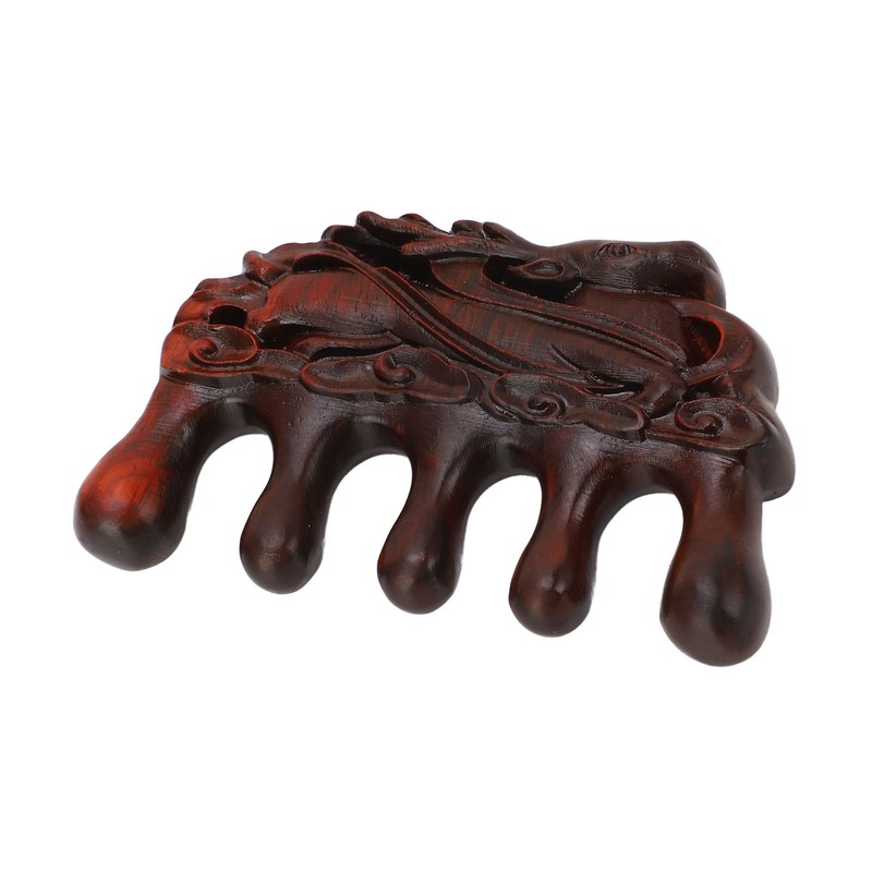Meridians Comb Static Free 5 Teeth Head Scalp Composite Wood