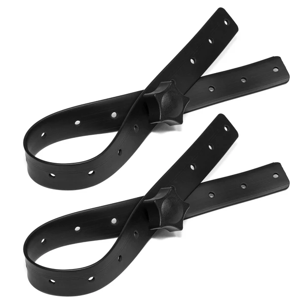 Tiger KYS18-BK Heavy Duty Rubber Securing Straps for Keyboard Stands