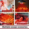 VIHOSE 8 Pack Infrared Heat Lamp for Chickens 250watt 120v