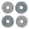 4 Pack Mop Pads for Roborock Q Revo, Qrevo S,