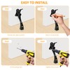 GoldPig Kickdown Door Stopper, 2 Packs Door Holder to Keep