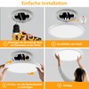 Taipow 24 W LED Ceiling Light Flat with Remote Control