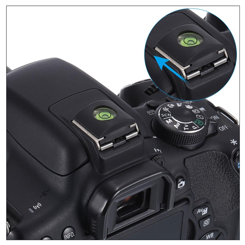 PATIKIL Camera Level Hot Shoe Cover Set 1 Axis Universal