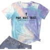Women Pray Wait Trust Soft Sleeveless Crew Neck Cute Graphic