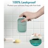 Quatish Compact Leakproof Travel Soap Case, Silicone Soap Box with