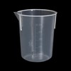 Labvida 4 vasos de plástico apilables, vol.500 ml, material de