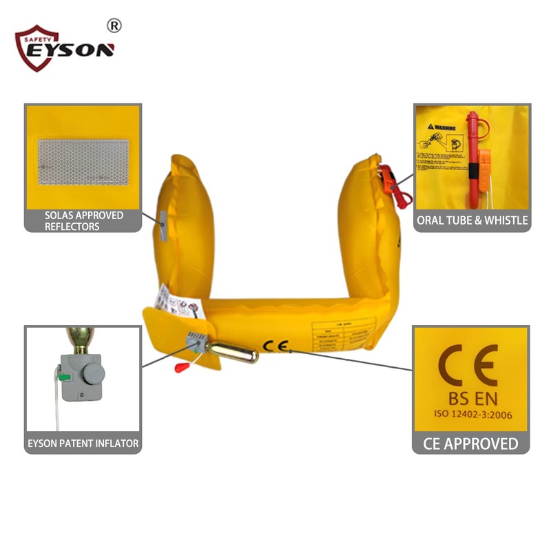 Eyson Inflatable Life Jacket Life Vest Life Ring Belt Pack
