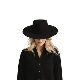 Gigi Pip Wide Brim Triangle Crown Black XL