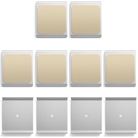 10 Pcs Under Cabinet Lights Magnetic Sticky Replacement Magnetic Strips Tape Strips with Adhesive Backing Cabinet Lights Sticky