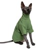 Sphynx Cats Solid Warm Fleece Shirt Cat Turtleneck Undershirt Thermal