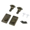 Coshar Bronze Lock Luggage Locks Wooden Box Lock Hasp Antique
