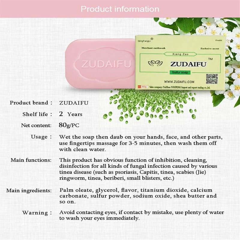 HELLOYOUNG Sulfur Soap Conditions Seborrhea Eczema Cream Care Cream Ointments