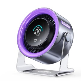 Coolhill USB Desk Fan: 100 Speeds & Turbo Airflow Portable Fan