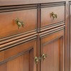 Adorable Dachshund Dog Cabinet Knobs, 6Pcs Bronze Puppy Single Hole