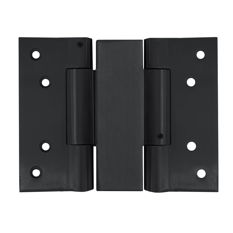 2Pairs 4Pcs 4" Double Action Spring Door Hinge, 3mm Thick