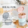HEFA Small Containers with Lids, Snack Containers, Salad Dressing Containers,